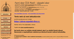 Desktop Screenshot of plzen-zapad.evangnet.cz