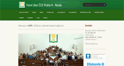 Desktop Screenshot of nusle.evangnet.cz