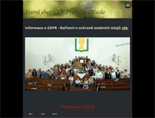 Tablet Screenshot of nusle.evangnet.cz