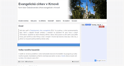 Desktop Screenshot of krnov.evangnet.cz