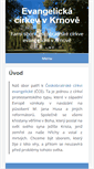 Mobile Screenshot of krnov.evangnet.cz