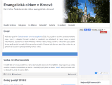 Tablet Screenshot of krnov.evangnet.cz