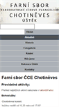 Mobile Screenshot of chotineves.evangnet.cz