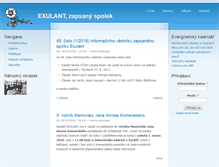 Tablet Screenshot of exulant.evangnet.cz