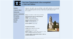 Desktop Screenshot of libice.evangnet.cz
