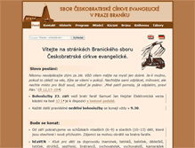 Tablet Screenshot of branik.evangnet.cz