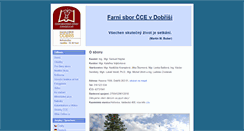 Desktop Screenshot of dobris.evangnet.cz