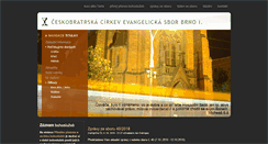 Desktop Screenshot of brno1.evangnet.cz