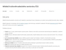 Tablet Screenshot of kralovehradecka-mladez.evangnet.cz