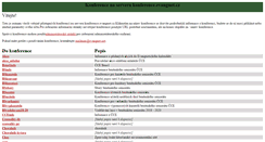 Desktop Screenshot of konference.evangnet.cz